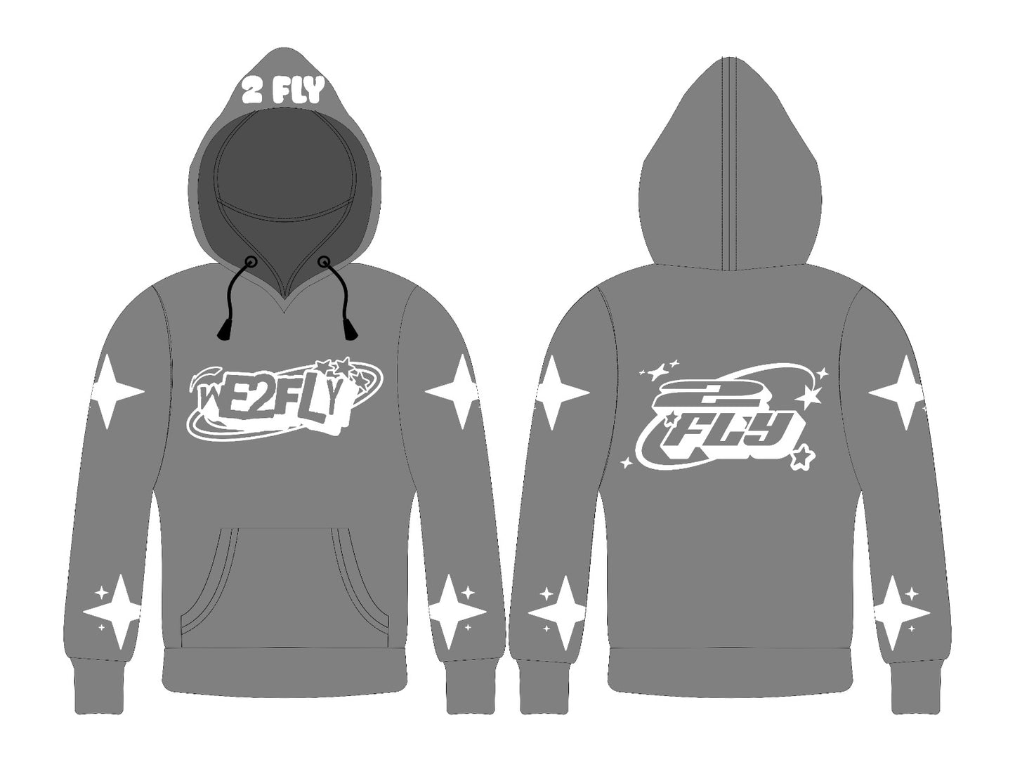 Grey TwoFly Hoodie